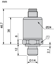 PRESSURE TRANSMITTER 2 AR 4-20MA G1 4A alt_view_2