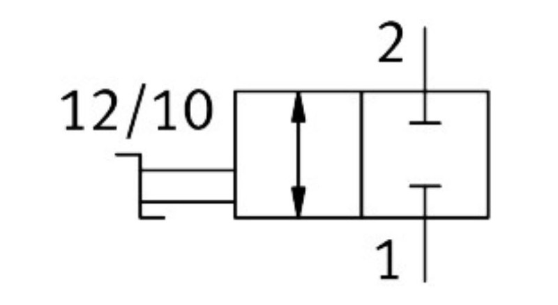 Shut-off valve HE-2-QS-12, 153470 Festo alt_view_2