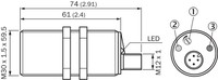 Cm30-16Bpp-Ec1 Capacit.Proxim.Sensor, 6058153 Sick