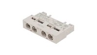 Auxiliary contact, 1NO + 1 NO, frontal, TeSys, GVAE20 Schneider Electric