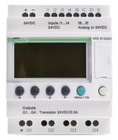 Programmējamais relejs Zelio Logic4 DO/8 DI, SR2B122BD Schneider Electric