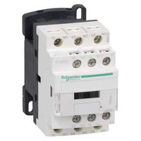 Kontaktors 5P, 5NO, 140A, spole 24VDC, CAD50B7 Schneider Electric