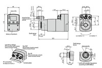 AG05-0011 Geared motor type AG05- 98-50W-IP54-KR/14-A-ABM-S3/09 RS485 AG050011 Siko