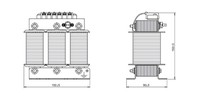 TKC1-5-189/400/440  ZEZ SILKO 5kvar DETUNED REACTORS, 400 V (supply voltage), 189 Hz (7%), capacitors at 440 V