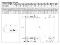 Optifilter EMC Input Filter, 3 Phase, 16 A, IP20 OPT2E301620 Invertek Drives