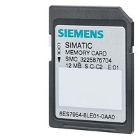 SIMATIC S7, memory card for S7-1x 00 CPU/SINAMICS, 3, 3 V Flash, 4 MB, 6ES7954-8LC03-0AA0 Siemens