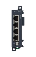 Modicon TM4 - Ethernet Switch, 4 ports