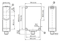 L27S-3D2430 Single-beam photoelectric safety switch-sender 2043906 Sick