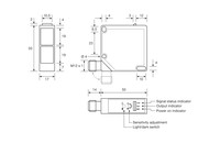 Photo sensor SPBS2600J, off-site, 0...500 mm, NO/NC, NPN/PNP, SPBS2600J Telco