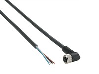 Connector with cable DOL-0804-W05MC, M8, 4-PIN, angled, female, cable 5m, IP65/IP67/IP68, 6025898 Sick