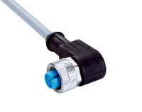 Connector with cable YG2A14-050VB3XLEAX, M12, 4-PIN, angled, female, cable 5m, IP65/IP66K/IP67, 2095897 Sick