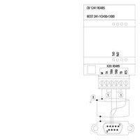 SIMATIC S7-1200, KOMUNIKĀCIJU PLATE CB 1241, RS485, SKRŪVĒJAMS SAVIENOTĀJS, ATBALSTA UZ ZIŅOJUMIEM BALSTĪTU BRĪVO PORTU, 6ES7241-1CH30-1XB0 Siemens