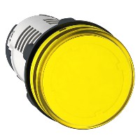 LED lampiņa dzeltena, 24 VAC/DC, 22mm, , XB7EV05BP Schneider Electric