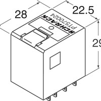 Relejs 4 C/O, 6A, 24VDC, PT, PT570024 Schrack Technik