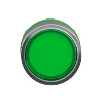 Pogas galva 22mm, ar atsperi, caurspīdīga zaļa, ZB5AH033 Schneider Electric