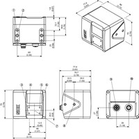 V3S105-1AAAAAA Visionary-T Mini CX 2D and 3D data flow - streaming camera, distance ≤ 16 m, 512 px x 424 px, 1112649 Sick