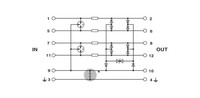 Защита сети Ethernet, serial и fieldbus , 5 wires, S400NET-1, Seneca