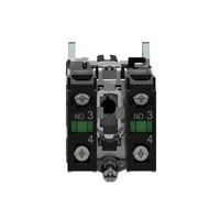 Pārslēdža galva 3 pozīcijas, ar fiksāciju, 22mm, Melna , XB4BD33 Schneider Electric