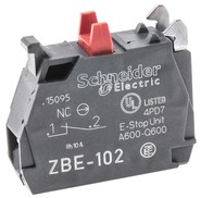Kontakta bloks NC, , ZBE102 Schneider Electric