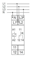 Fāzu secības kontroles relejs, 1CO UR5P3011 Schrack Technik