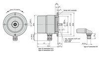 GP03/1-0004 SIKO Geared potentiometer type GP03/1-2-V/6-E1/7-03-P05 potentiometer 5kOhm - 10-turn Gear ratio:2 GP0310004 Siko