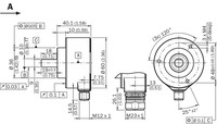 Absolūtais enkoderis AFM60E-S4AA000256, 1068203 Sick