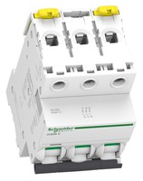 Miniature circuit-breaker (MCB) Acti9 iC60N 3P, C class, 16A, 10kA, A9F74316 Schneider Electric
