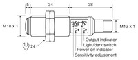 Foto sensors SMR8520MGJ, uztvērējs, 0…20 m, NO/NC, PNP, SMR8520MGJ , Telco
