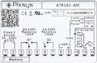 PID kontrolleris 24-230V AC/DC, ATR142-ABC Pixsys