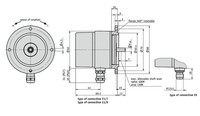 GP03/1-0004 SIKO Geared potentiometer type GP03/1-2-V/6-E1/7-03-P05  potentiometer 5kOhm - 10-turn Gear ratio:2