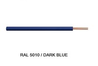 Wire H05V-K 0,5 dark blue RAL 5010 (100m)