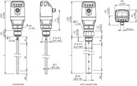 Līmeņa sensors šķidrumiem LFP0025-A4NMB LEVEL Switch, Continuous, 2 x PNP/NPN , 1 x 4..20mA/0..10V, without probe (ordered separately), connector M12 x 1, 5-pin, power supply 24V, Process connection G 3/4 1060171 Sick