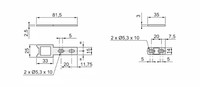 straight actuator - for metal switch