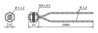 LL3-DK66 FIBER-OPTIC CABLE  2m, proximity system
