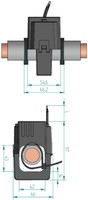 TQ50-E 600/5A 0.5VA, d-42mm, atveramais 4Q5E64 Eleq