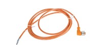 Konektors ar kabeli DOL-1204-W02M, M12, 4-PIN, leņķiskais, mamma, kabelis 2m, IP67, 6009383 Sick