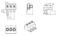 Busbar, 3P, BE5, 63A, BE590001 Schrack Technik