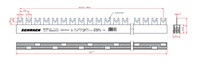 Busbar, 3P, 10mm2, 1m, 63A, BS990113 Schrack Technik