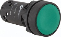 Pogas komplekts 22mm, ar atsperi NO, zaļa, XB7NA31 Schneider Electric