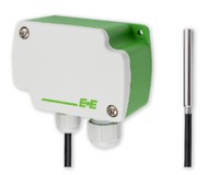 Temperature sensor EE471-M3A3K0.5 Active Output: 0..10V, 0..50C, Cable 0.5m 