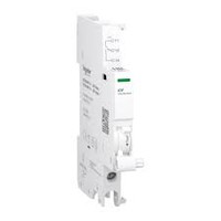 Auxiliary contact, Acti9 A9A, iOF, 1 C/O, 2mA to 100mA, 24VAC to 250VAC, 24VDC to 220VDC, bottom connection, Schneider Electric