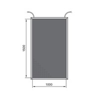 SM 8/BK 1500 x 1000 mm safety mat (stock)