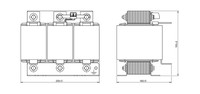 TKA1-40-189/400/440 ZEZ SILKO 40kvar DETUNED REACTORS, 400 V (supply voltage), 189 Hz (7%), capacitors at 440 V TKA140189400440 ZEZ Silko