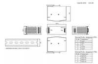 UPS - nepārtrauktās barošanas bloks 480W, 24V DC,20A,DIN, DR-RDN20 Mean Well, DRR-DN-20