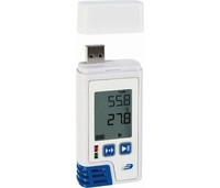 HUMI PDF- L - USB temperature and humidity data logger with display and automatic generation of PDF report