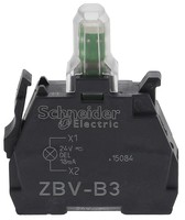 LED indikācijas bloks zaļš, 24VAC/DC, , ZBVB3 Schneider Electric