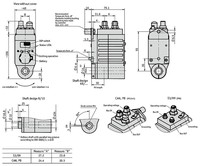 Fieldbus actuator AG03/1 -48-IP50-KR/14-B-ABM-S3/09-SW; RS485; D=14mm; 50 W, 24 V EC motor AG0310003 Siko