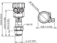 LFR-ACTTDAJHKAX LEVEL FLUID RADAR Up to 20 m,4..20mA /HART, Process: – 40°C.. +130°C, ATEX 6072202 Sick