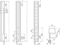 C4C-EA03030A10000 safety light curtain Receiver L=300 mm, resolution 15mm 