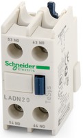 Papildkontakti 2 NO, no priekšas, skrūvējams, , LADN20 Schneider Electric